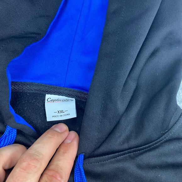 west Virginia Hoodie Mens 2XL pullover Fairmount Drawstring Kangaroo Pocket Y2K - Picture 5 of 9